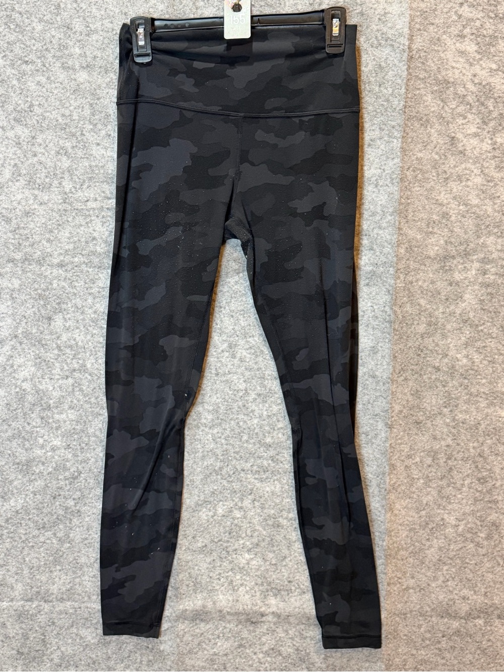 Lululemon Align Camo Leggings Size 8 Black Gray High Rise Yoga Pants
